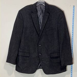 Lauren Ralph Lauren Gray Camel Hair Dress Jacket. Size 44R.